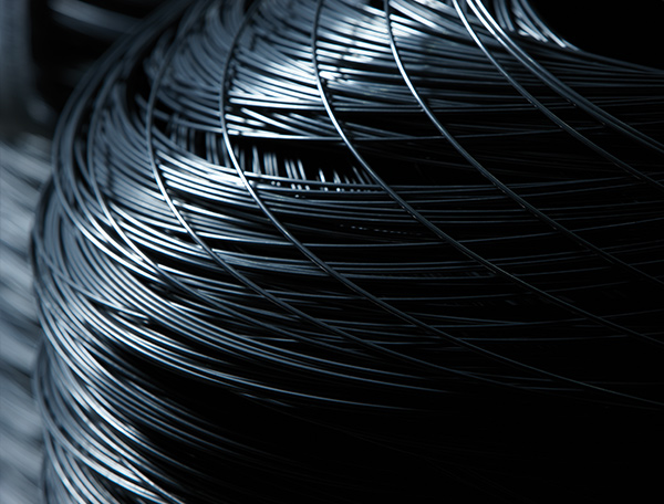 Close up of Bright Basic Wire from Beta Steel Group