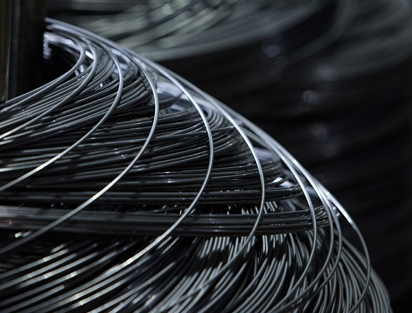 Image of coiled cold heading wire