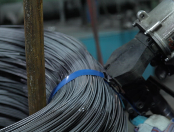 Image of coiled cold heading wire